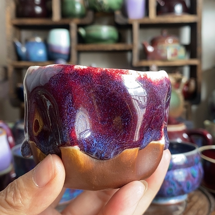 中国神后钧瓷茶具