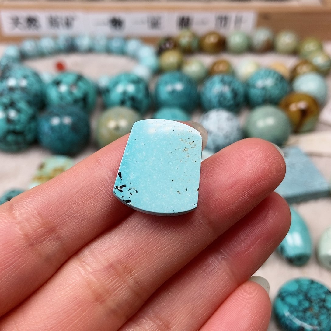 未镶嵌绿松石珠宝半成品