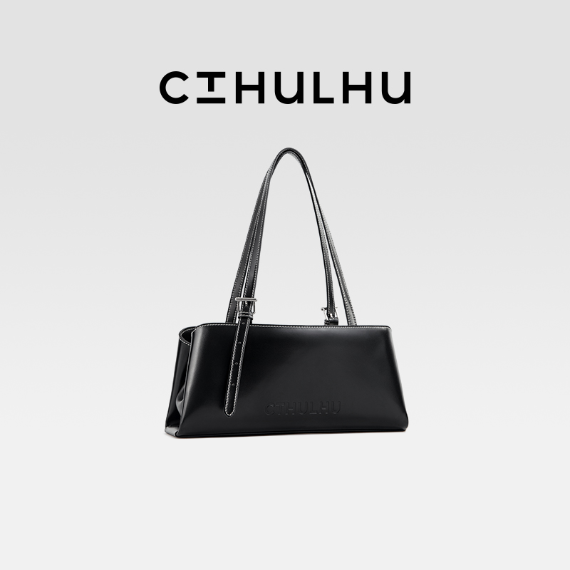 CTHULHU【金属夹扣法棍包】CT510B440韩国小众品牌精致通勤百搭包HH