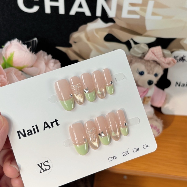 【绿色心情】——钱多多纯手工穿戴甲