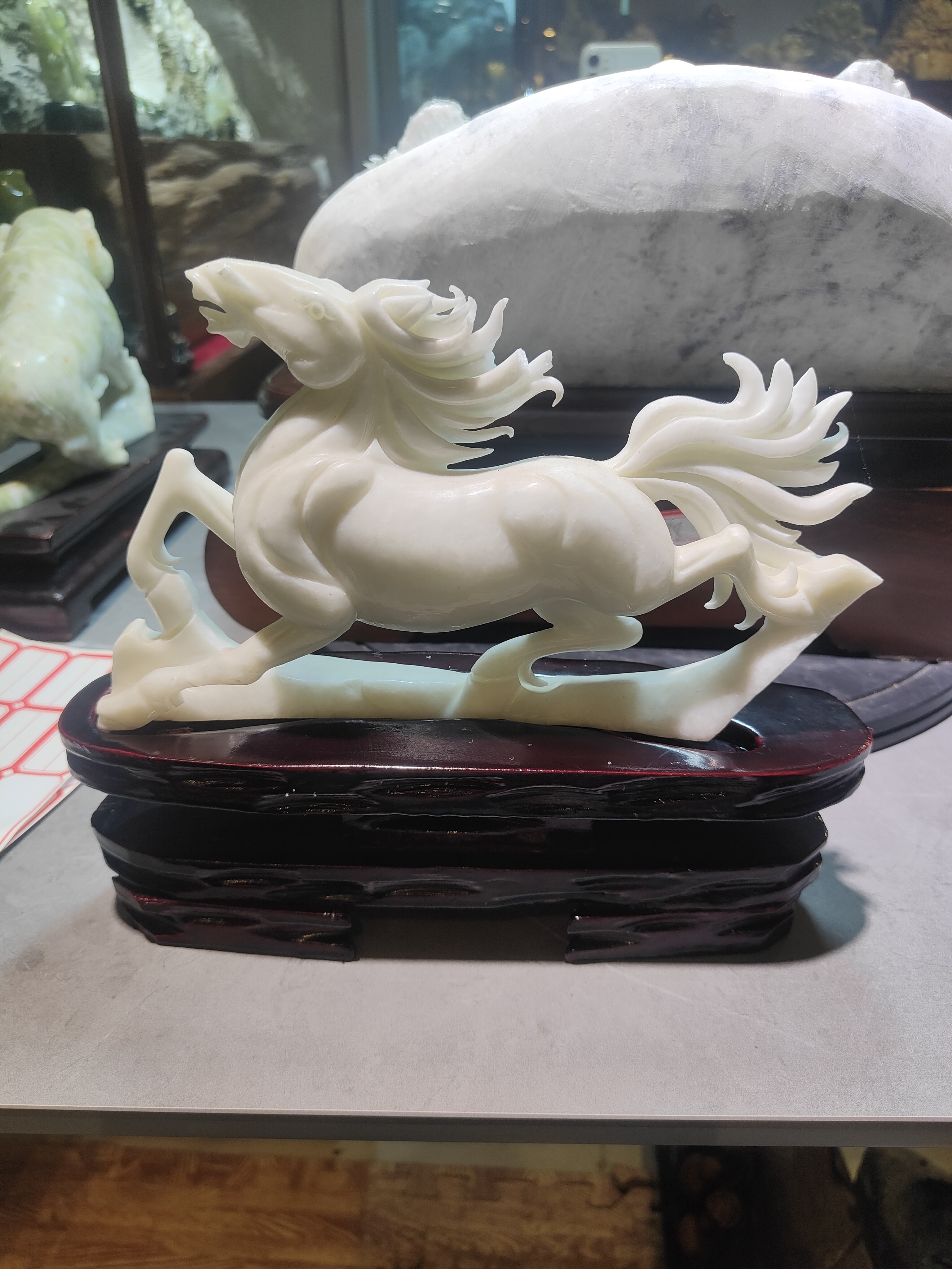 家居摆件 雕刻 创意玄关纯手工