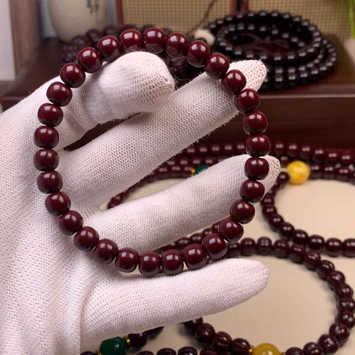 凛***然猴头核桃手串猴头手串