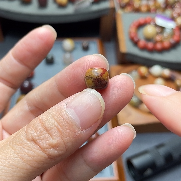 未镶嵌单珠10多样性发1南红玛瑙