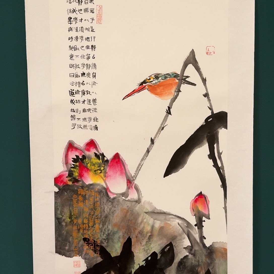 国画邹联富老师的作品