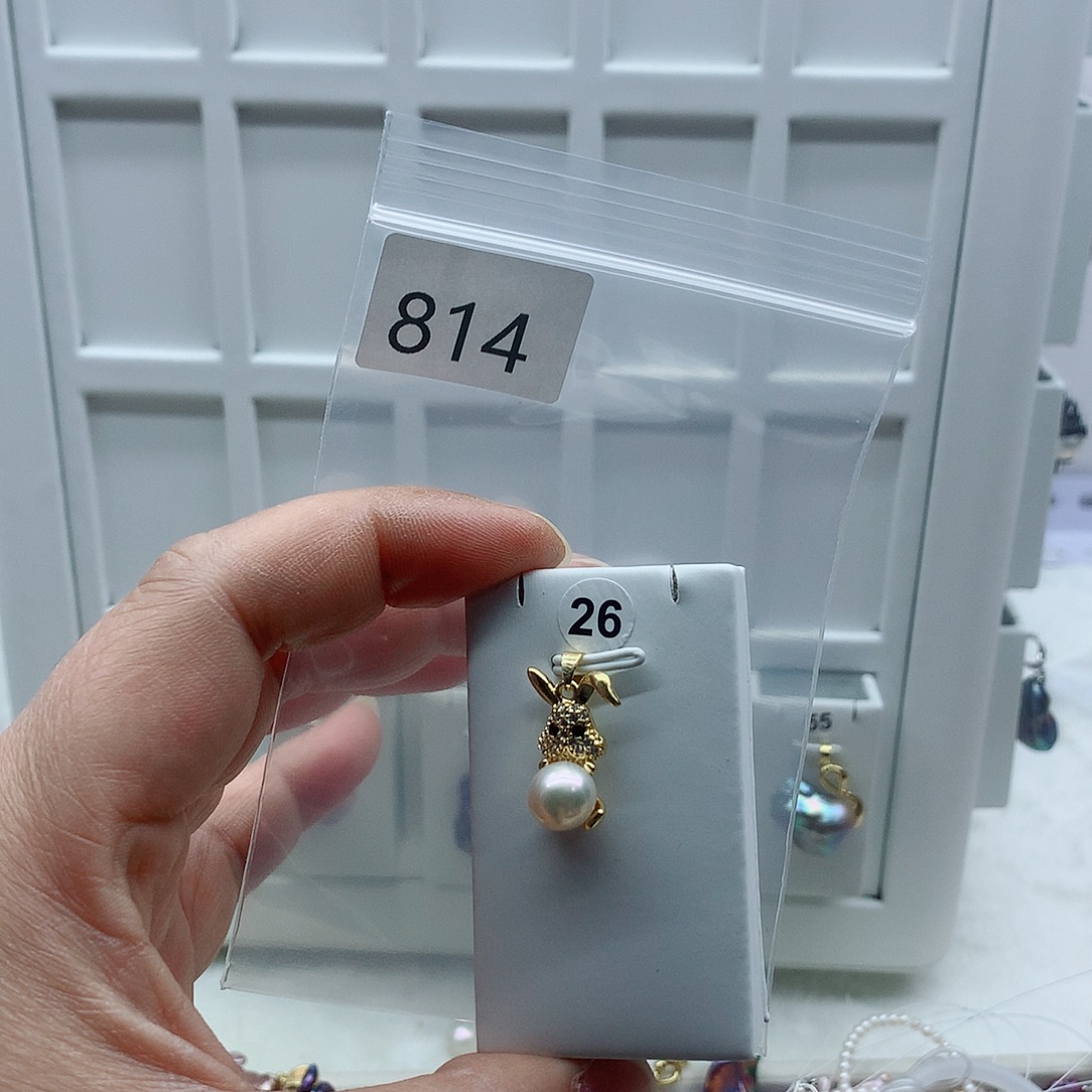 吊坠(不含链)合金淡水珍珠