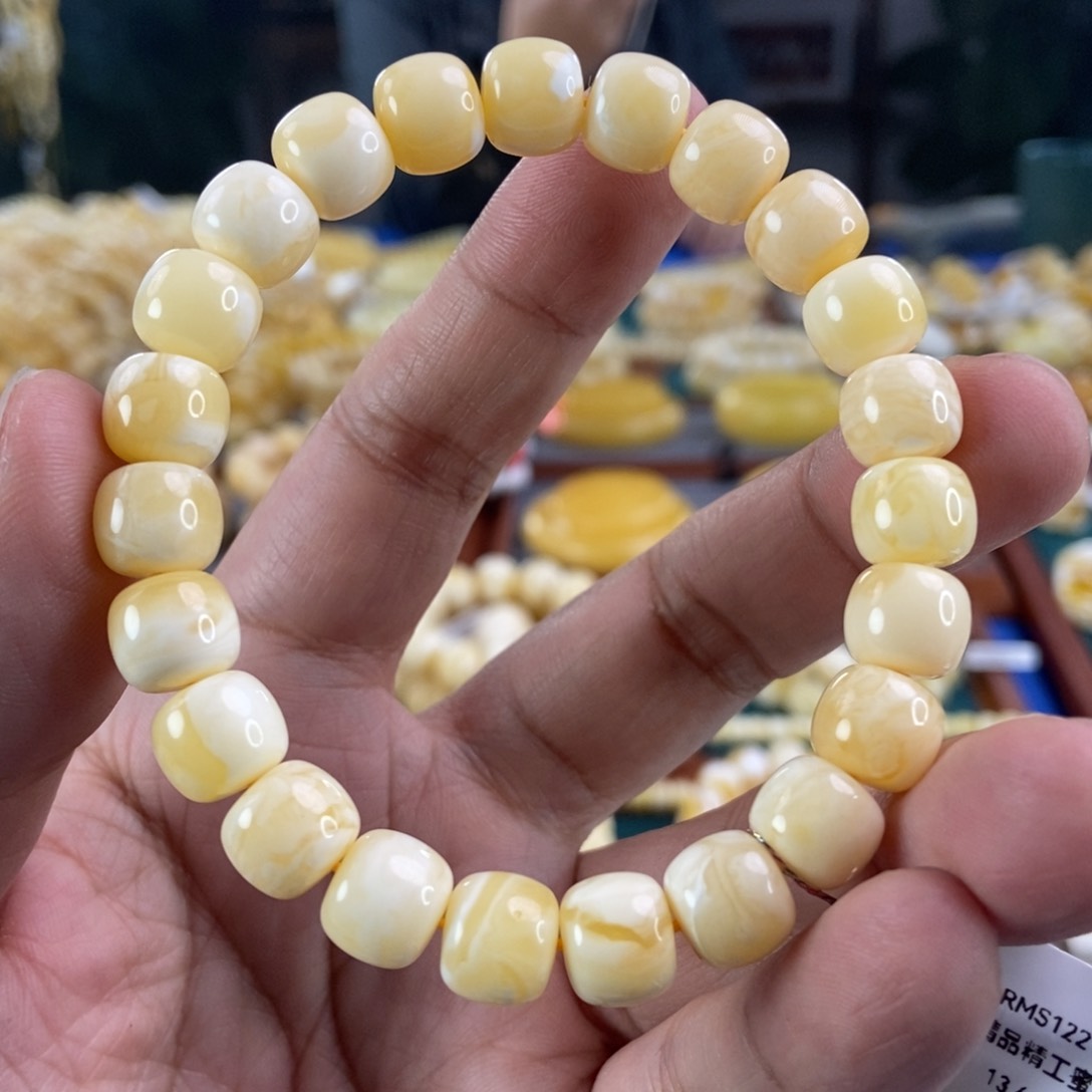 琥珀珠宝奇石未镶嵌10白花蜡老型13.68