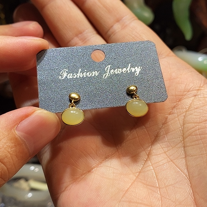 和田玉银S925镶嵌颈饰