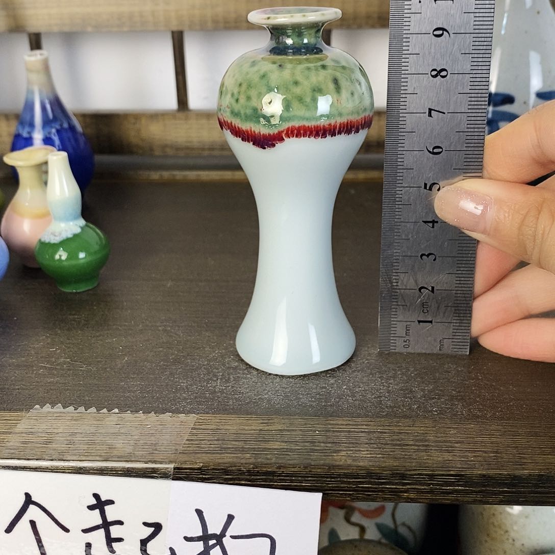 摆件景德镇高温陶瓷小花瓶