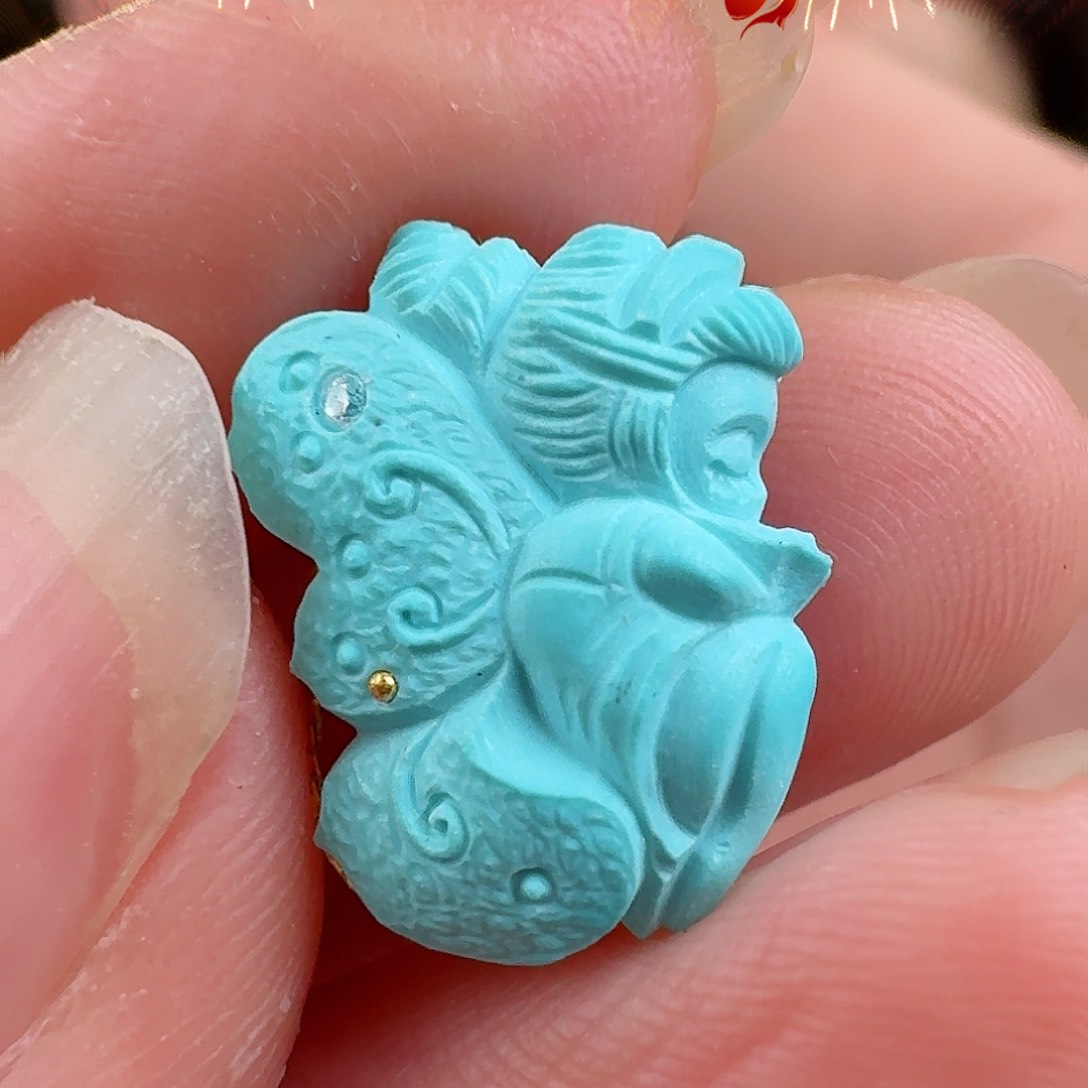 绿松石珠宝奇石未镶嵌