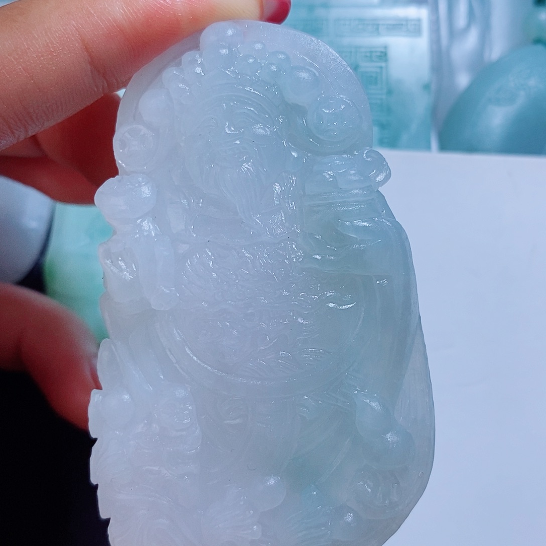 定制翡翠未镶嵌毛货不支持退换货，付款后确认抛光
