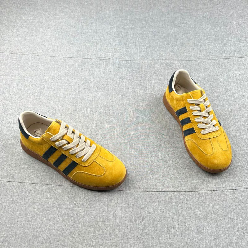 9092时尚百搭夏季透气复古潮流潮鞋拼色真皮厚底春季低帮系带春夏