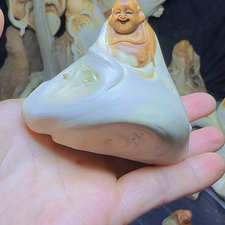 博***生柏木（崖柏）手把件还是摆件