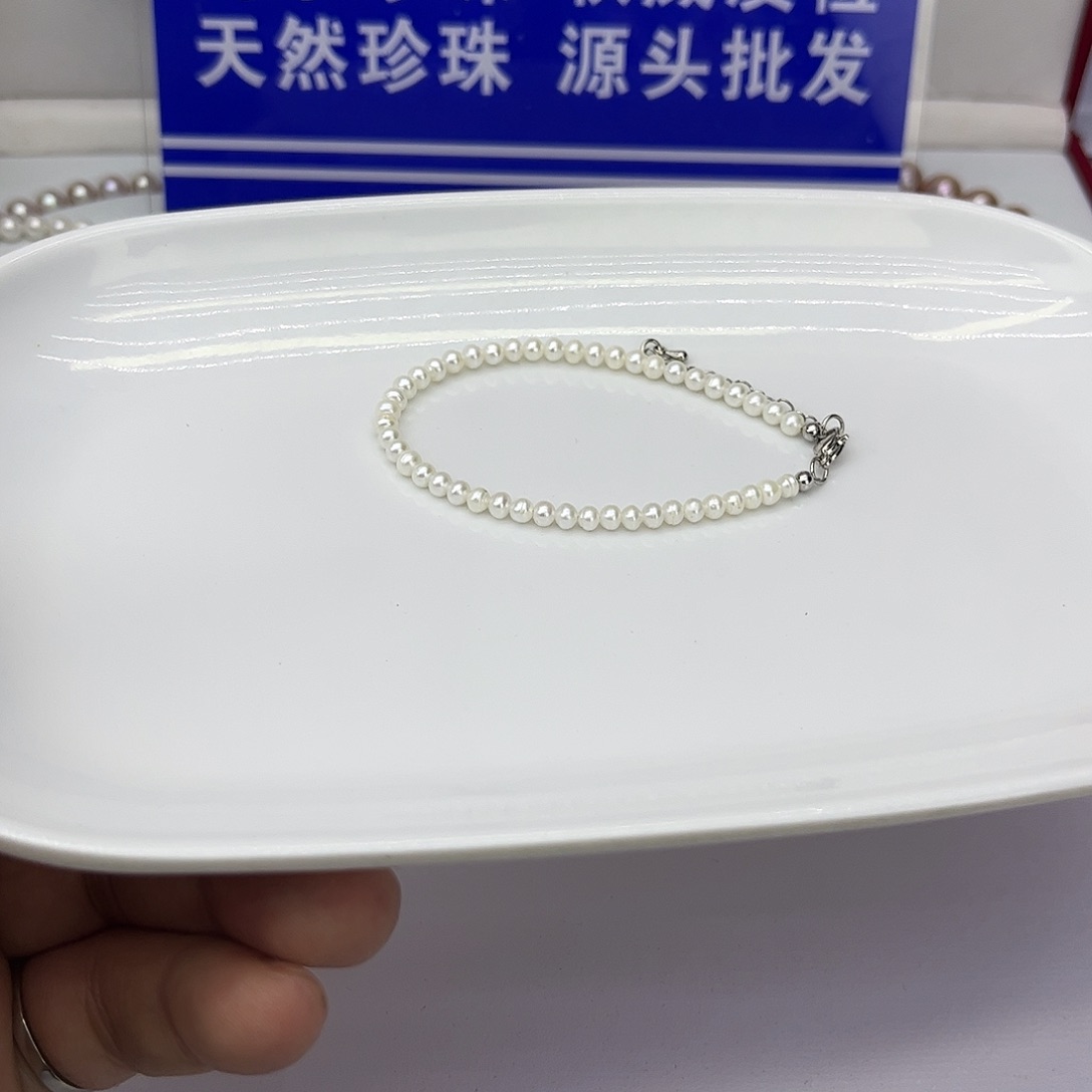 海水珍珠颈饰银S925镶嵌