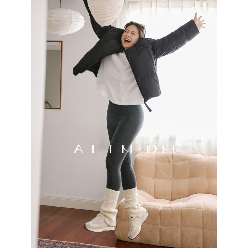 ALINDM【温暖冬天】大码女装胖mm保温加绒连裤袜温暖冬季打底DDK24