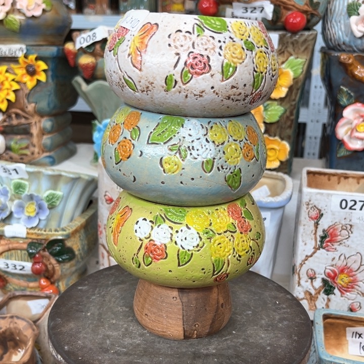 紫砂花盆粗陶材质陶瓷多肉花盆