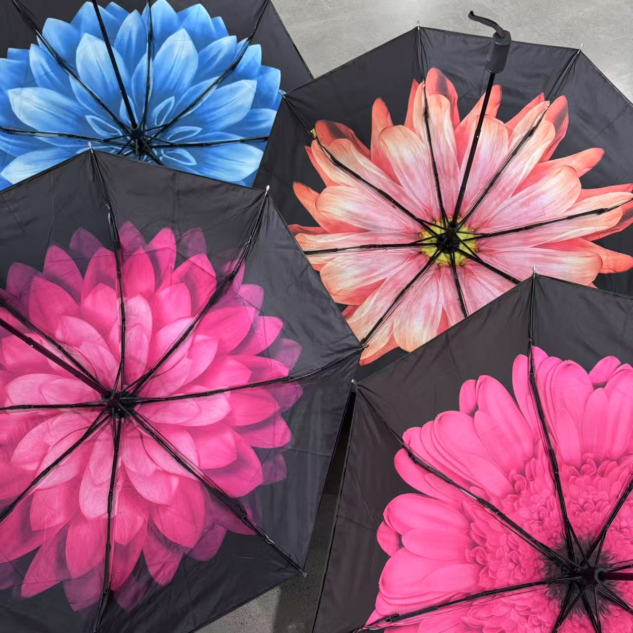 双层黑胶晴雨两用 三折伞 尾货一批 数量少少