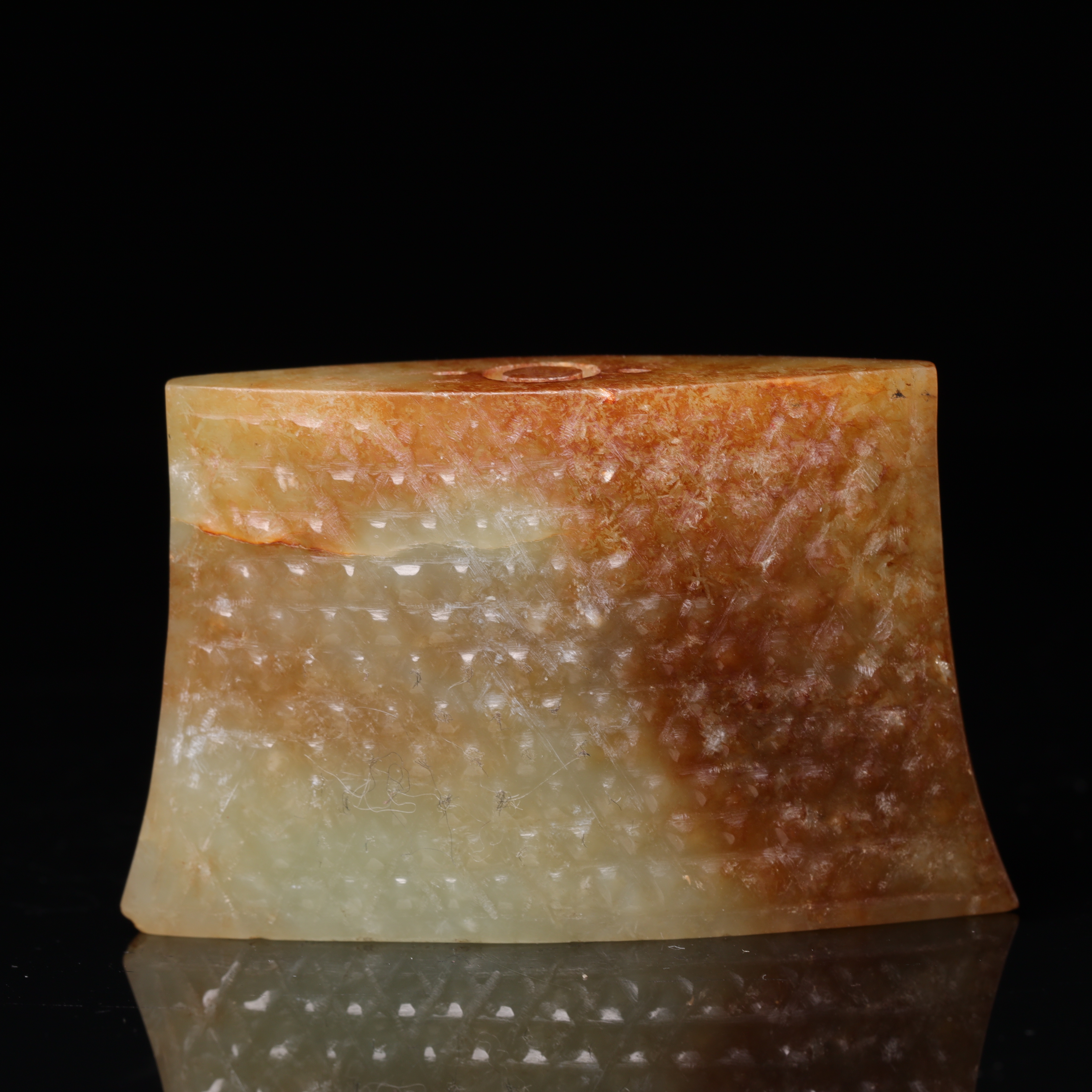 明代和田玉剑饰花件-NX