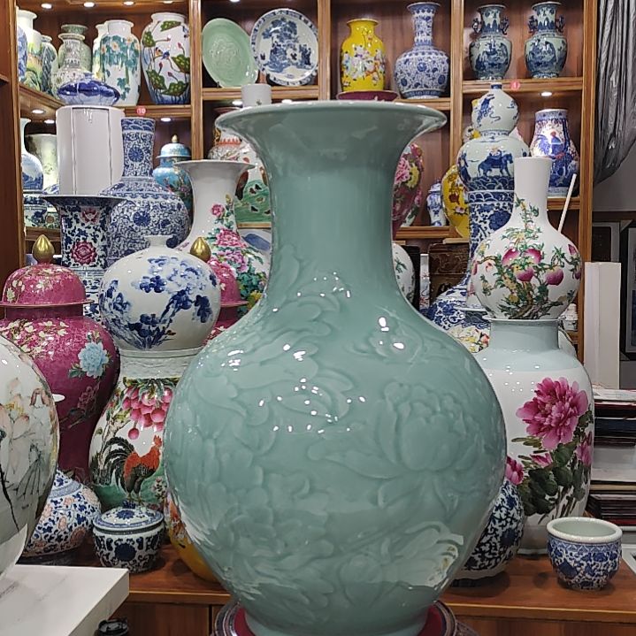 瓷片景德镇陶瓷花瓶子