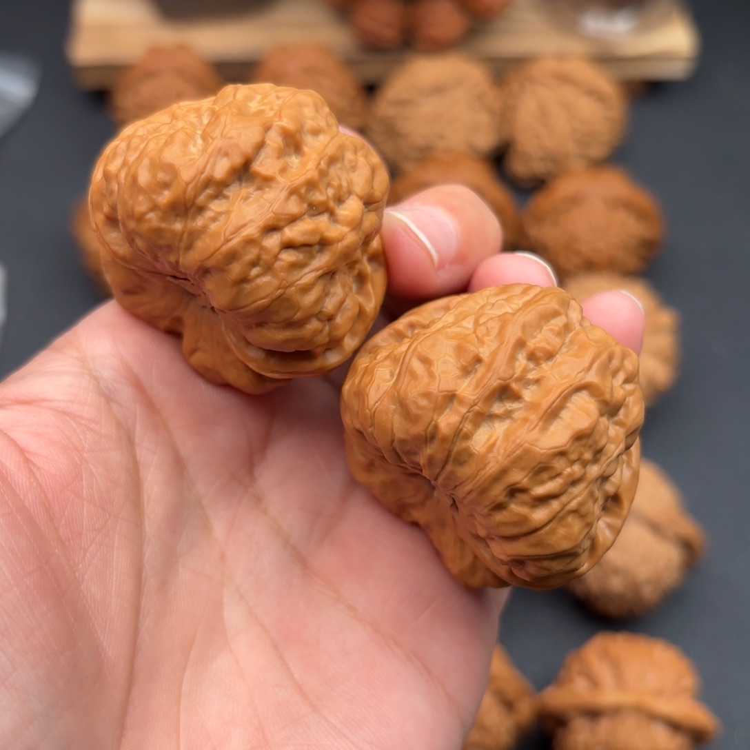 文玩核桃把件夏*。蛙边42