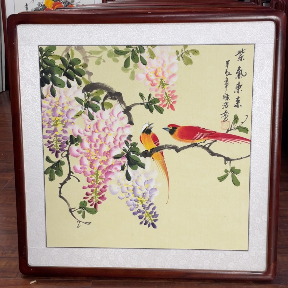 国画带框尺寸63*63厘米