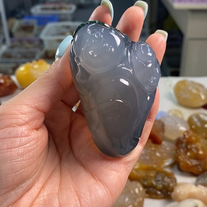 玛瑙/玉髓未镶嵌吊坠(不含链)