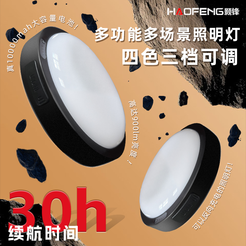 206颗超亮灯珠夜市摆摊灯户外露营灯房车床车灯超长续航应急照明