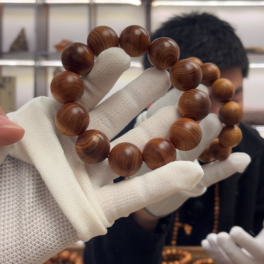 柏木（崖柏）手串/手链20黑油乱纹甜香泥膏香料