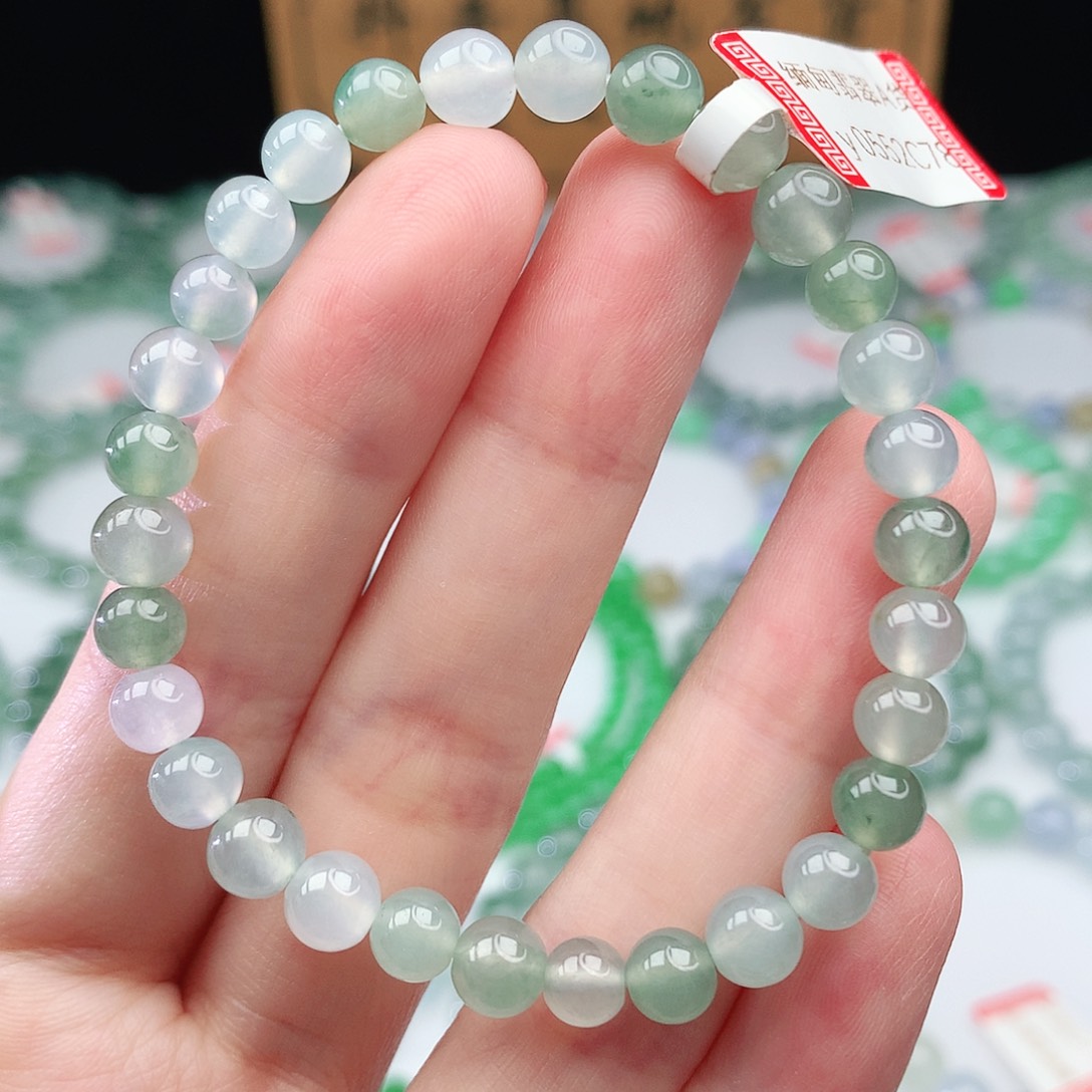 未镶嵌手链翡翠翡翠6mm
