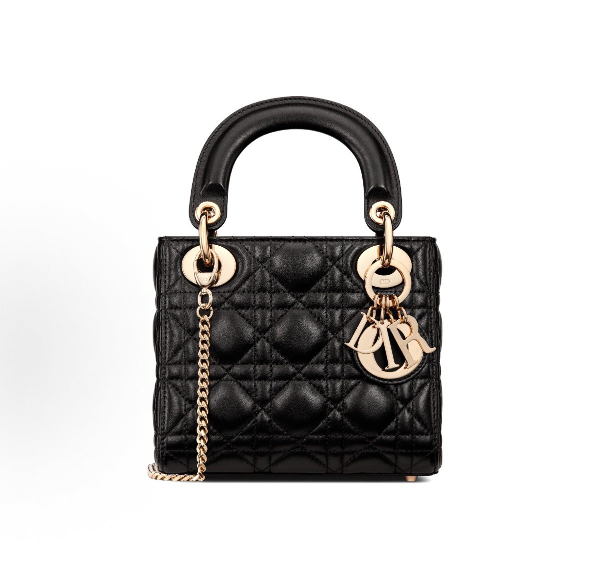 未使用 DIOR/迪奥 Dior 戴妃三格黑金 闲置未使用