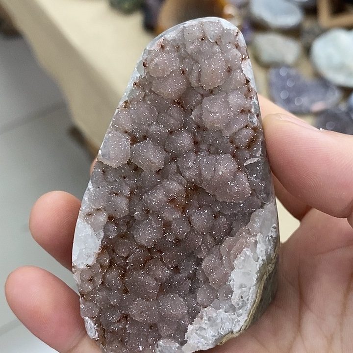 紫晶珠宝半成品未镶嵌