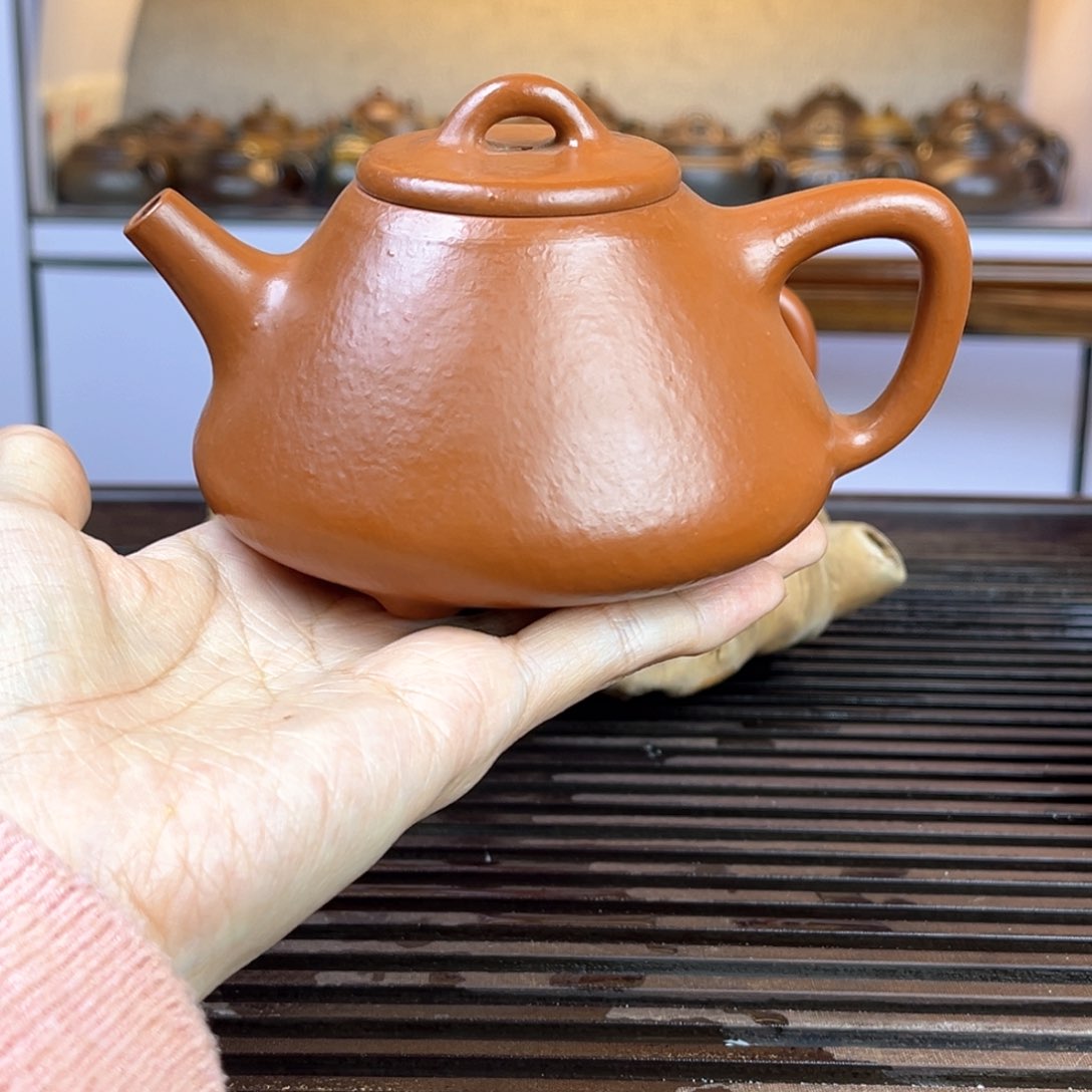 紫砂茶壶宜兴朱泥200cc