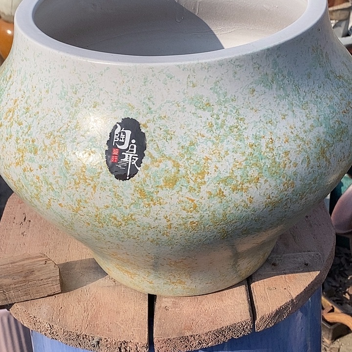 紫砂花盆口28高度29瑕疵孤