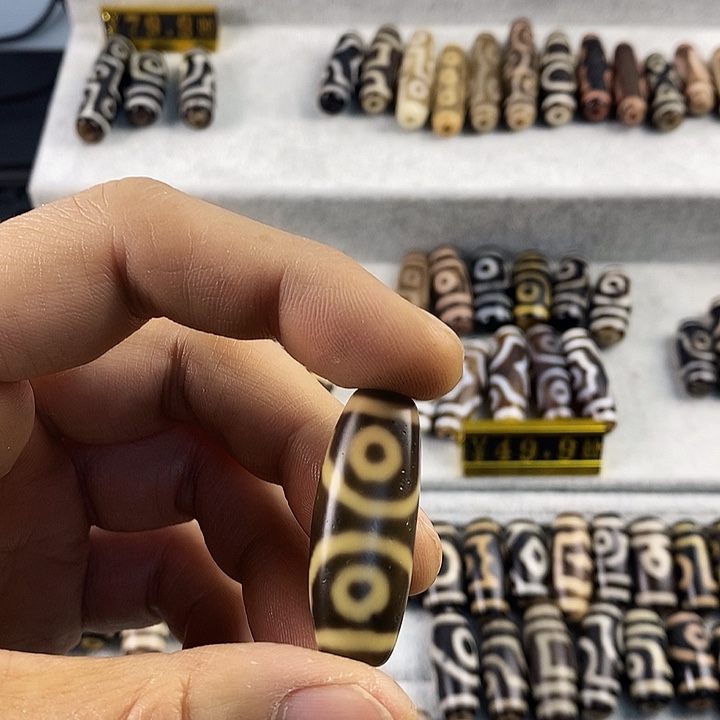 惜***夜玛瑙/玉髓合金颈饰