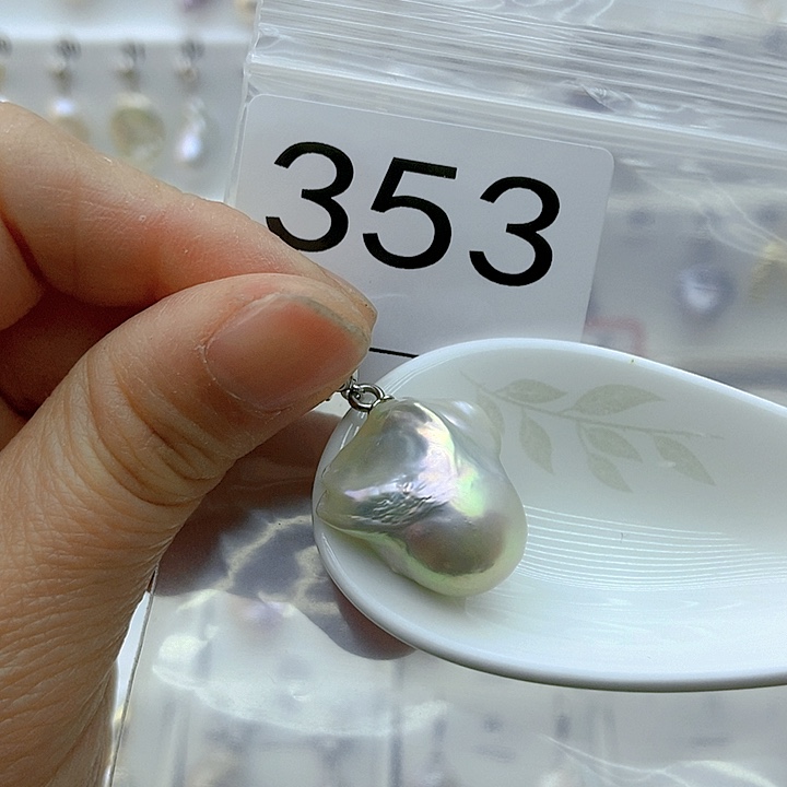 淡水珍珠颈饰银S925镶嵌