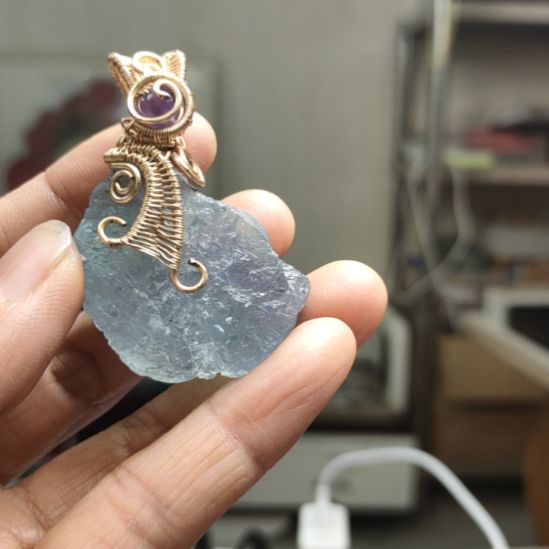 用***0颈饰海蓝宝石未镶嵌