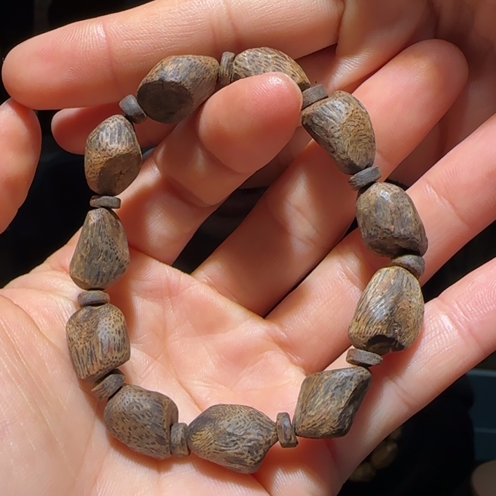 手串沉香原母树沉水树丁手串11克