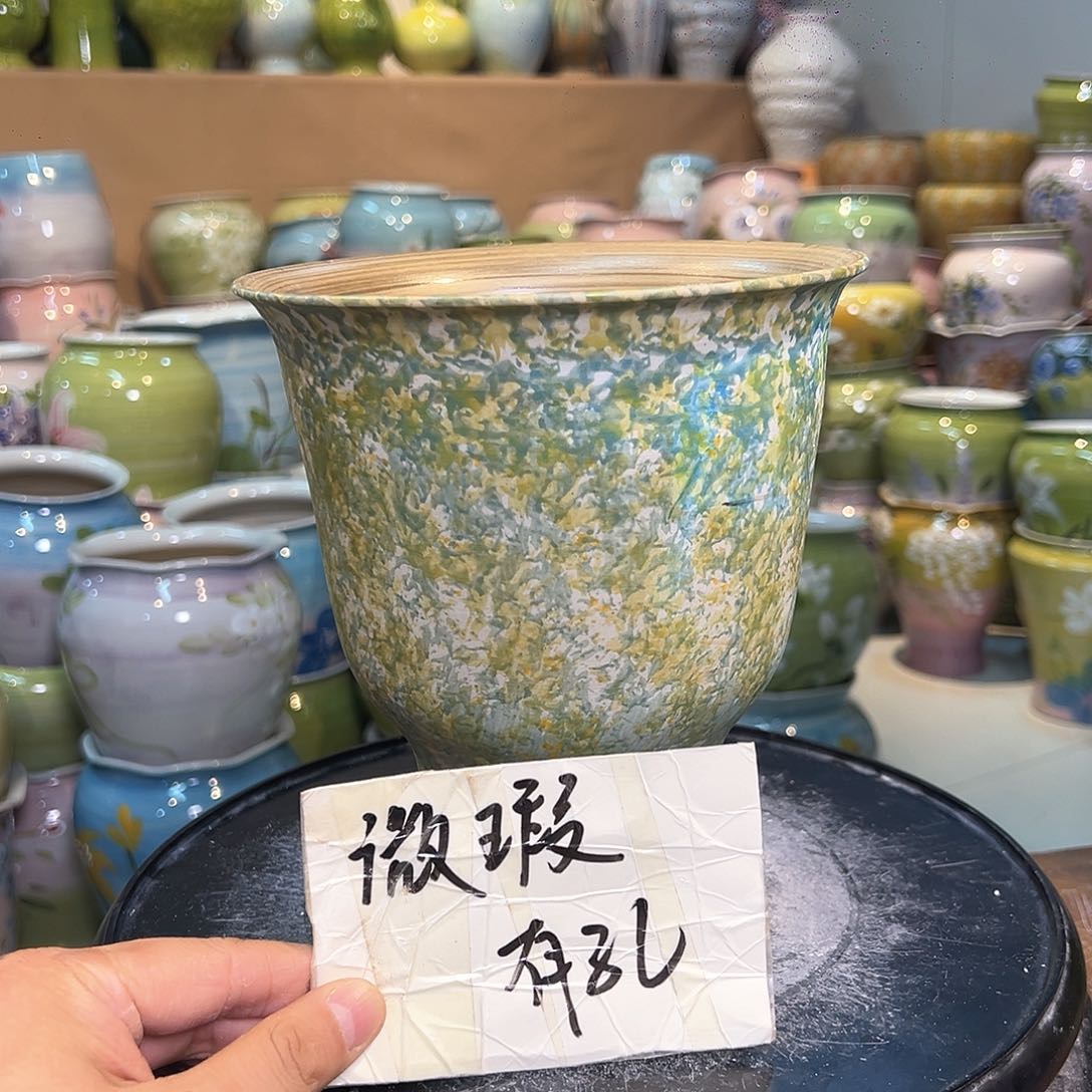 景德镇陶瓷陶瓷花盆花器123