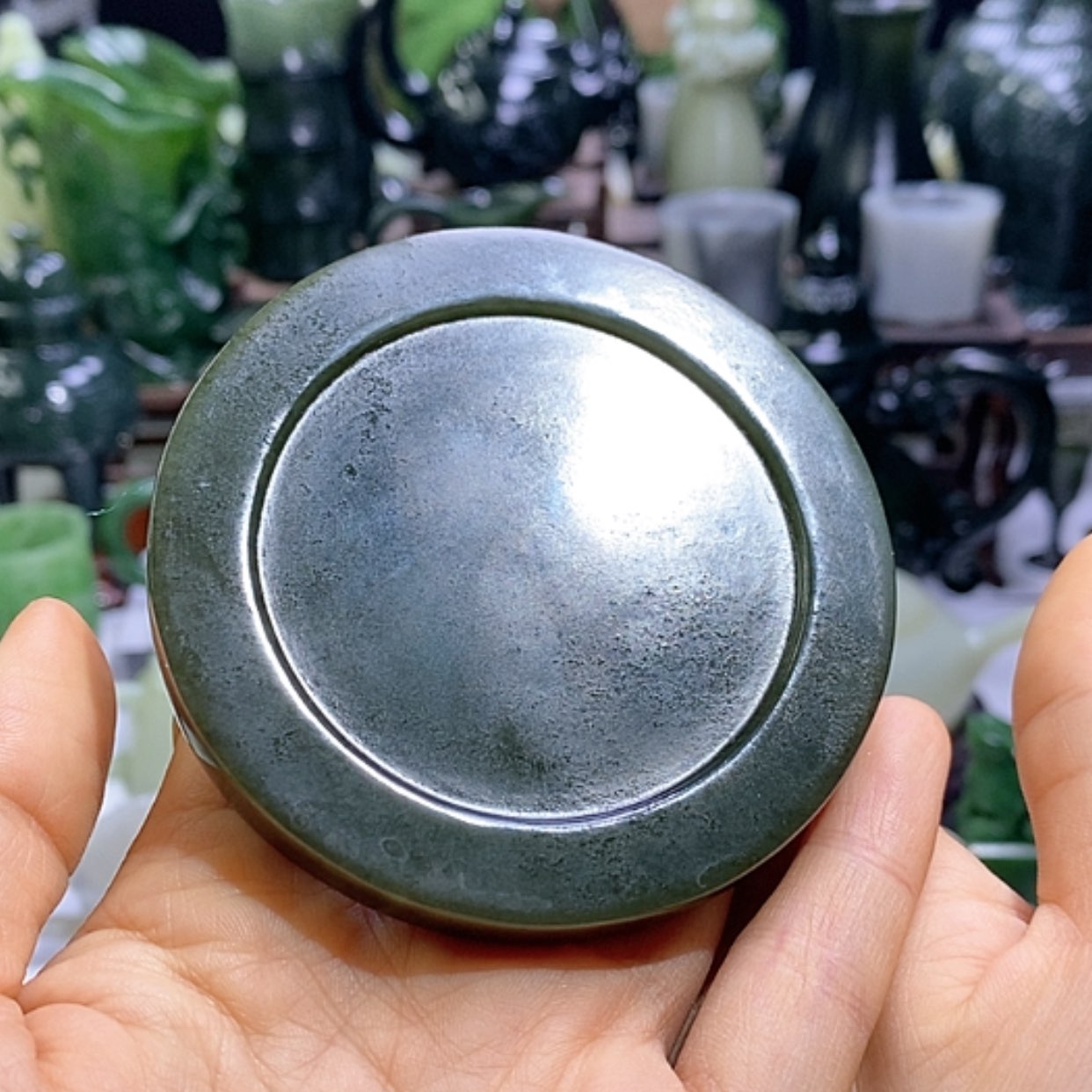 【闪购商品】和田玉摆件未镶嵌杯垫