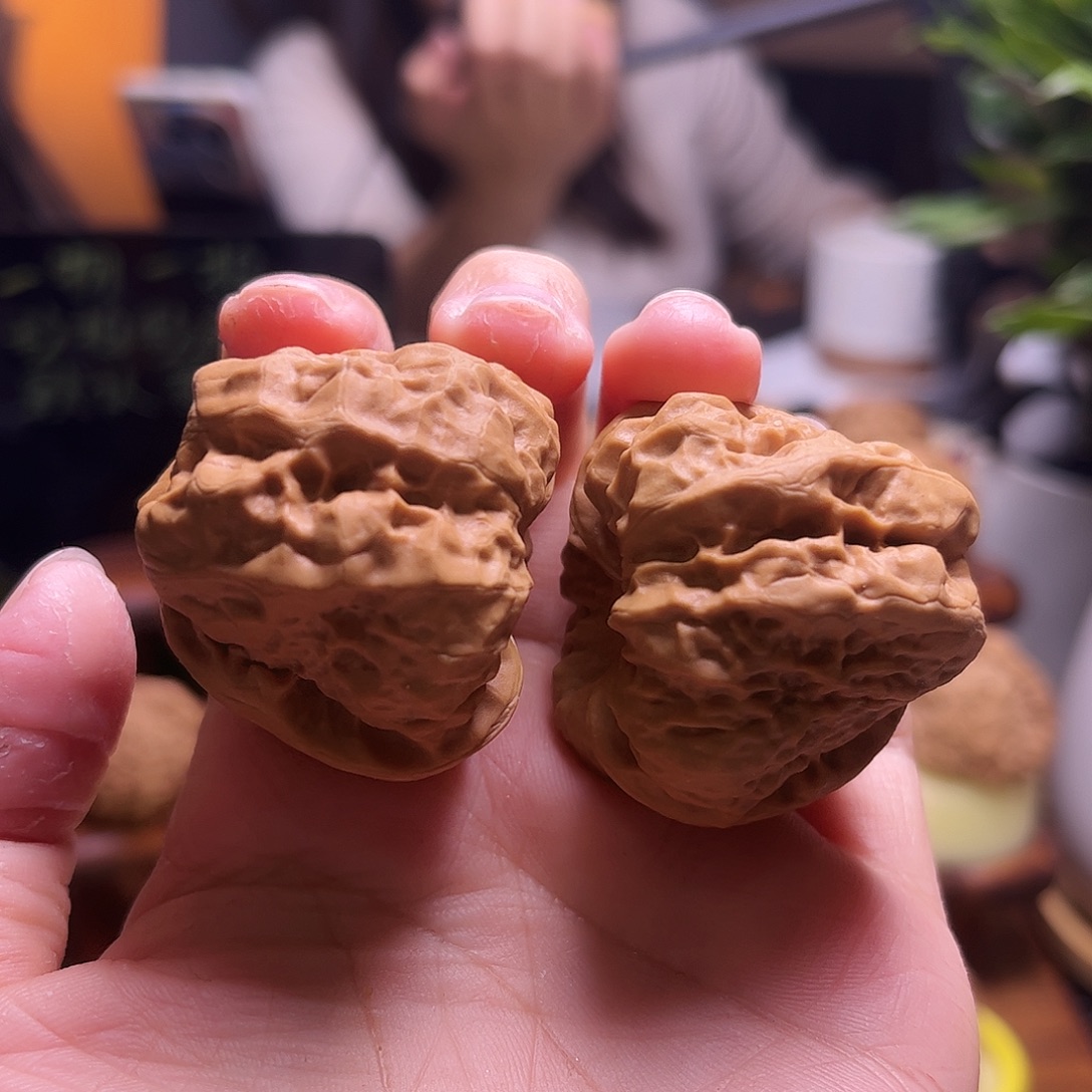 文玩核桃把件39尺蛤蟆34