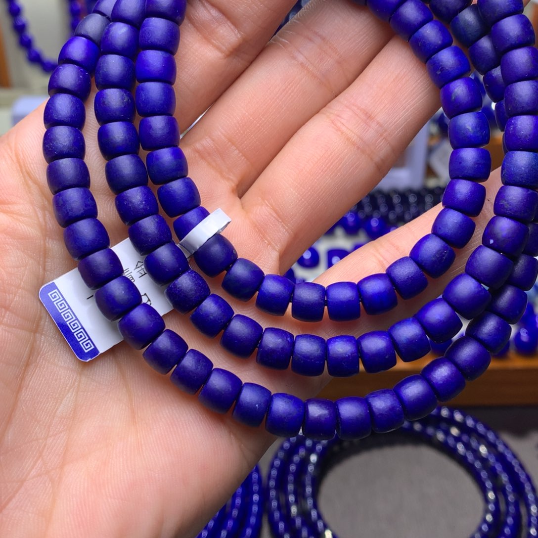 青金石手串未镶嵌7mm