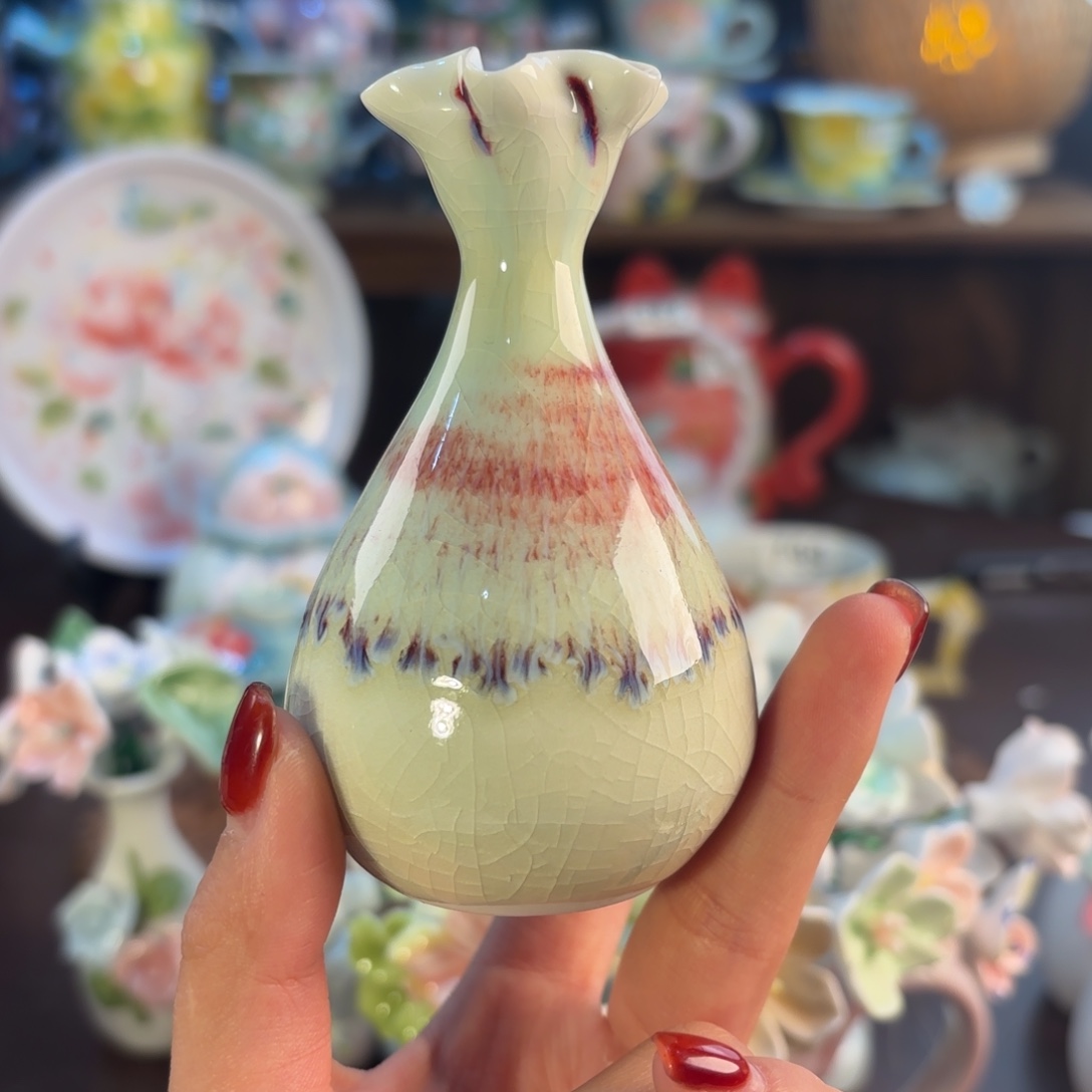 景德镇手绘高温釉下彩陶瓷茶具