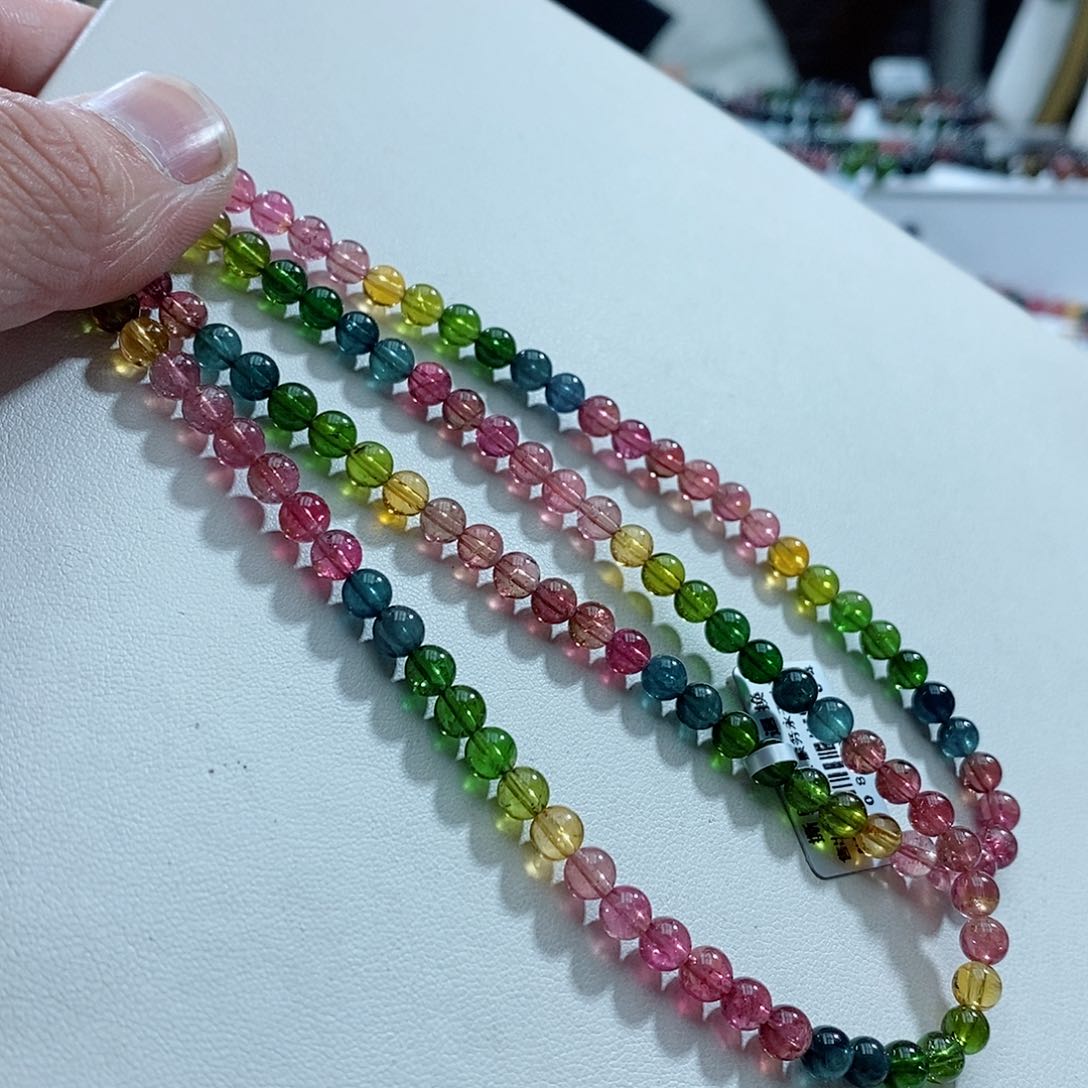 碧玺手链未镶嵌手链