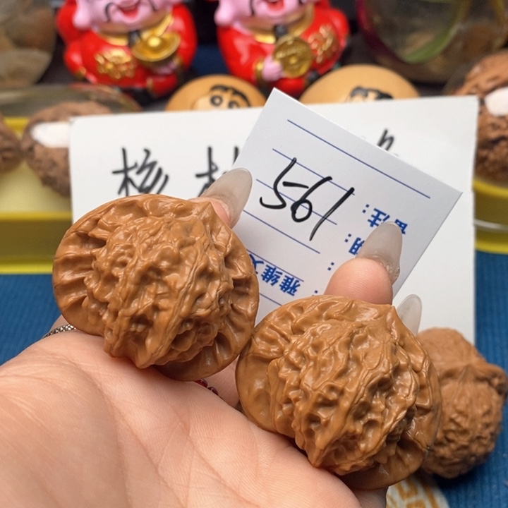 文玩核桃把件561号43大耳朵图图