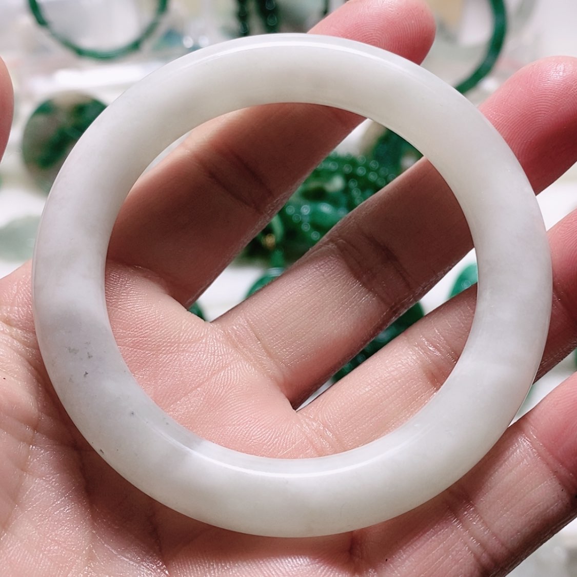 【闪购商品】未镶嵌独山玉镯子56