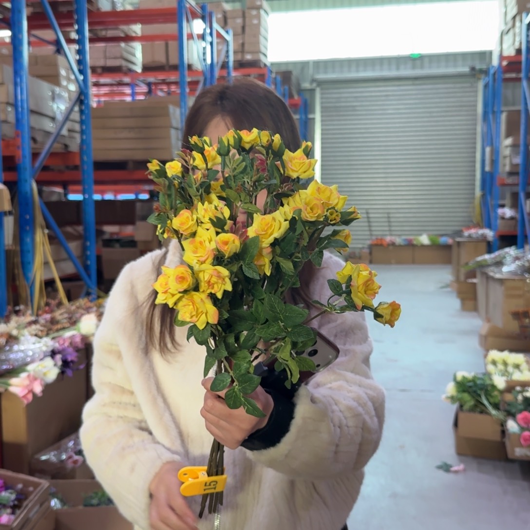 15号「闪购」仿真花，公主请下单