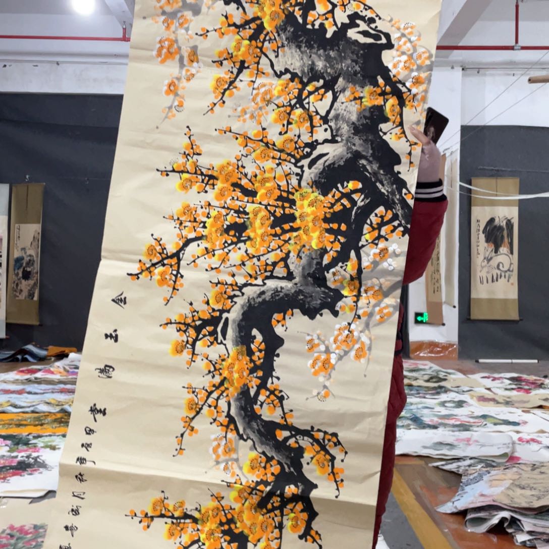 国画国画作品画心一张