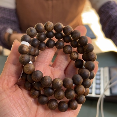 沉香手串紫棋沉水浮9克卡1.0多样性发1条