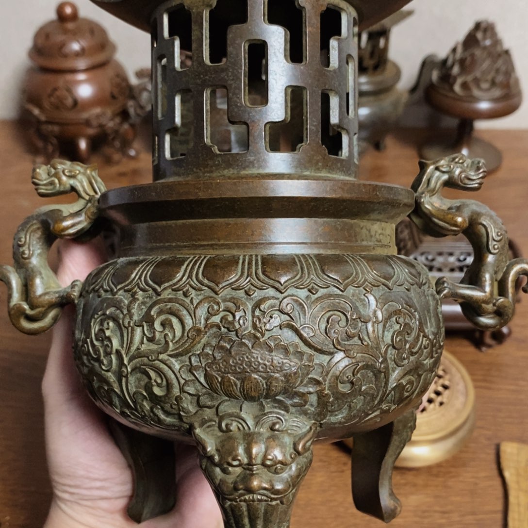 铜盛世铜炉铜器香炉工艺品