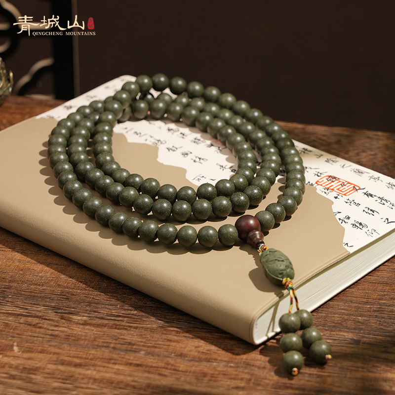 【妙睡安宁香】青城山非遗传承合香珠天然手工制作108项链