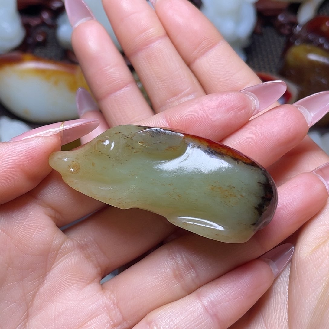 【闪购商品】未镶嵌和田玉挂件自**岁